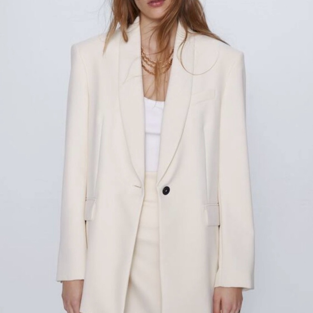 H & M Oversized Single Breasted Blazer (flaw) Size Large